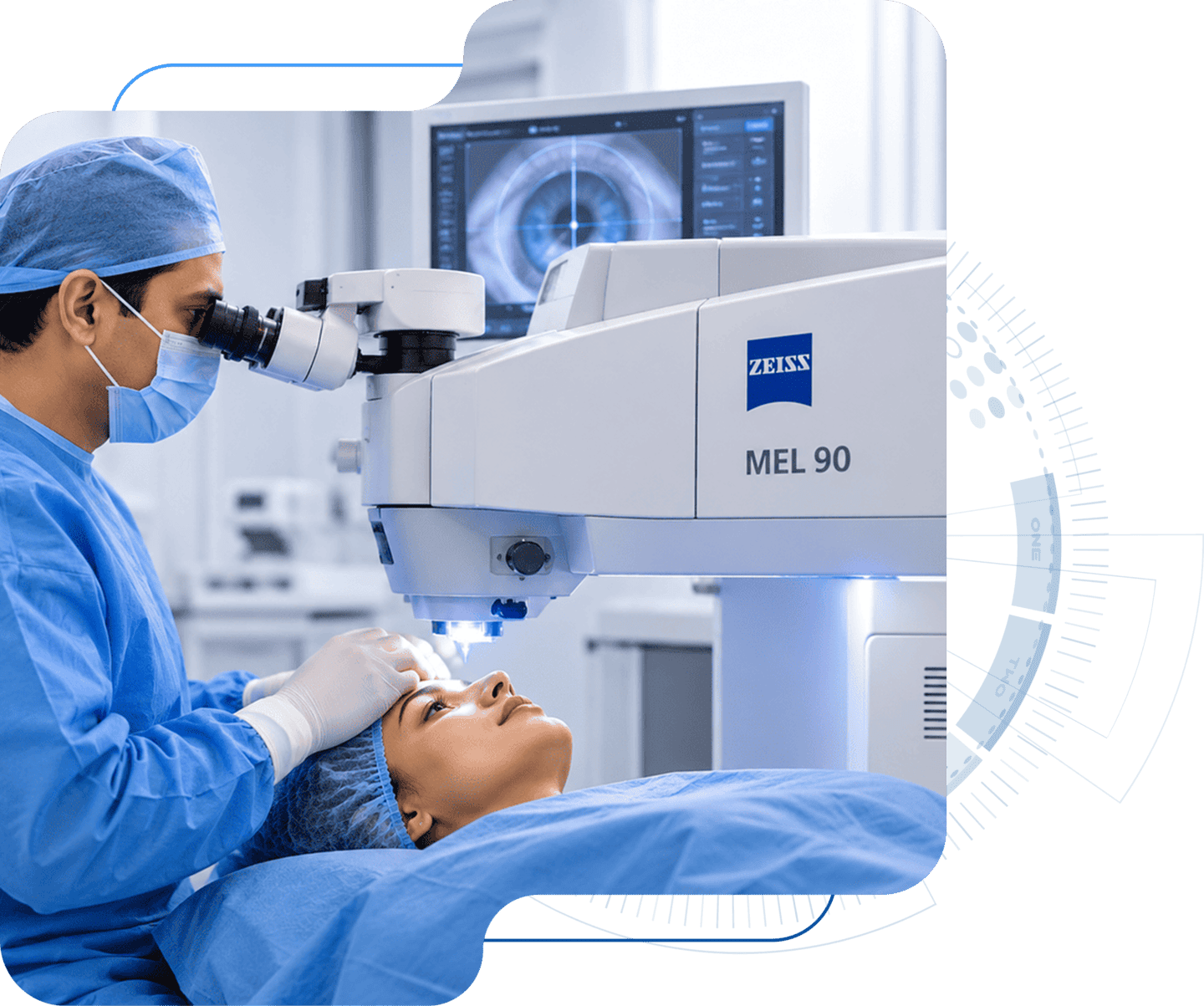 ZEISS MEL 90 laser technology for LASIK vision correction